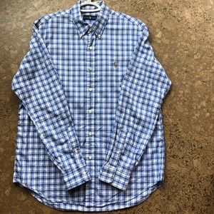 Blue Polo Button-Up